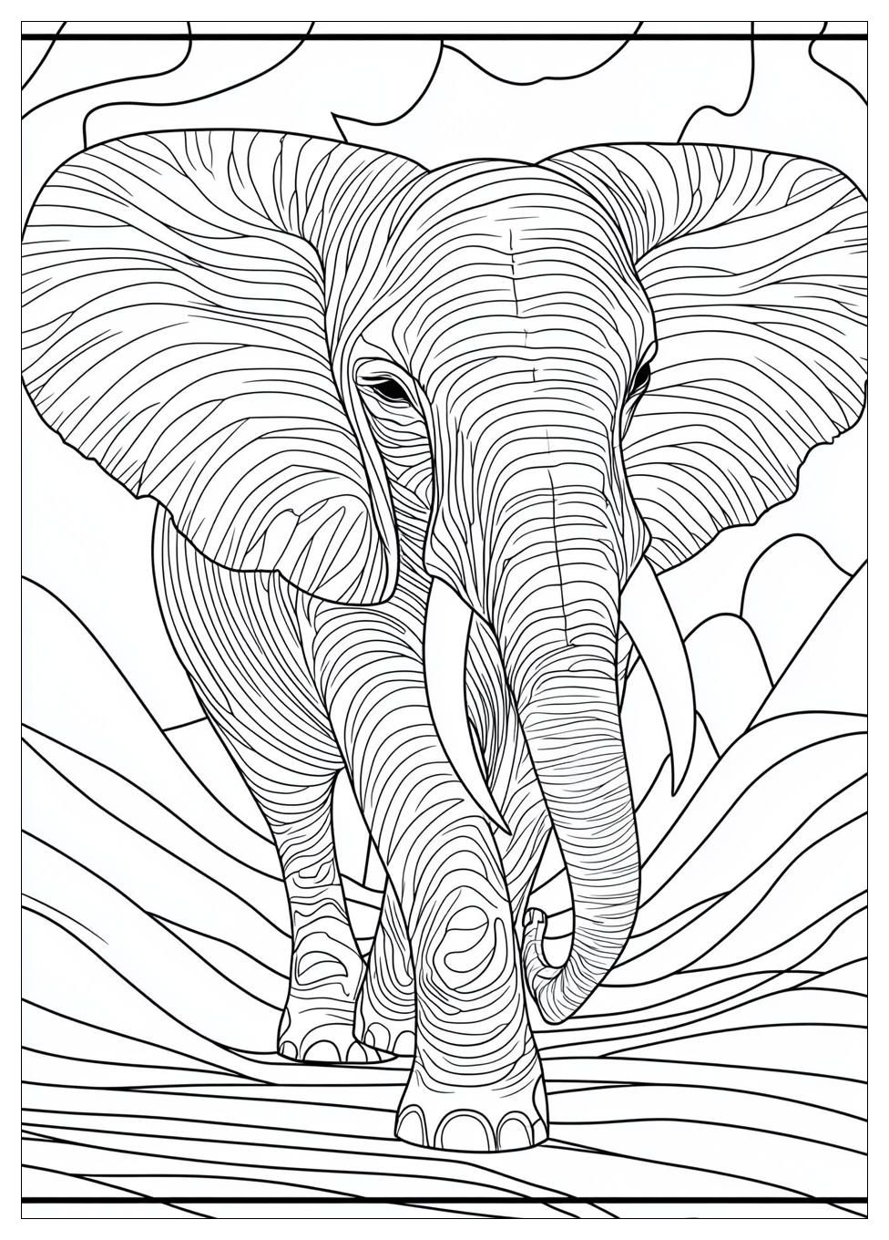 Disegni Elefante Da Colorare 14