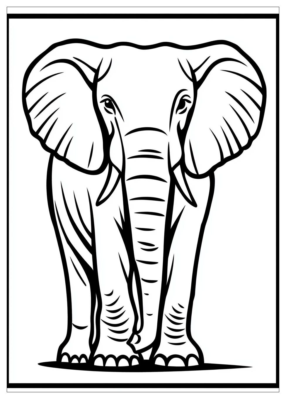 Disegni Elefante Da Colorare 17