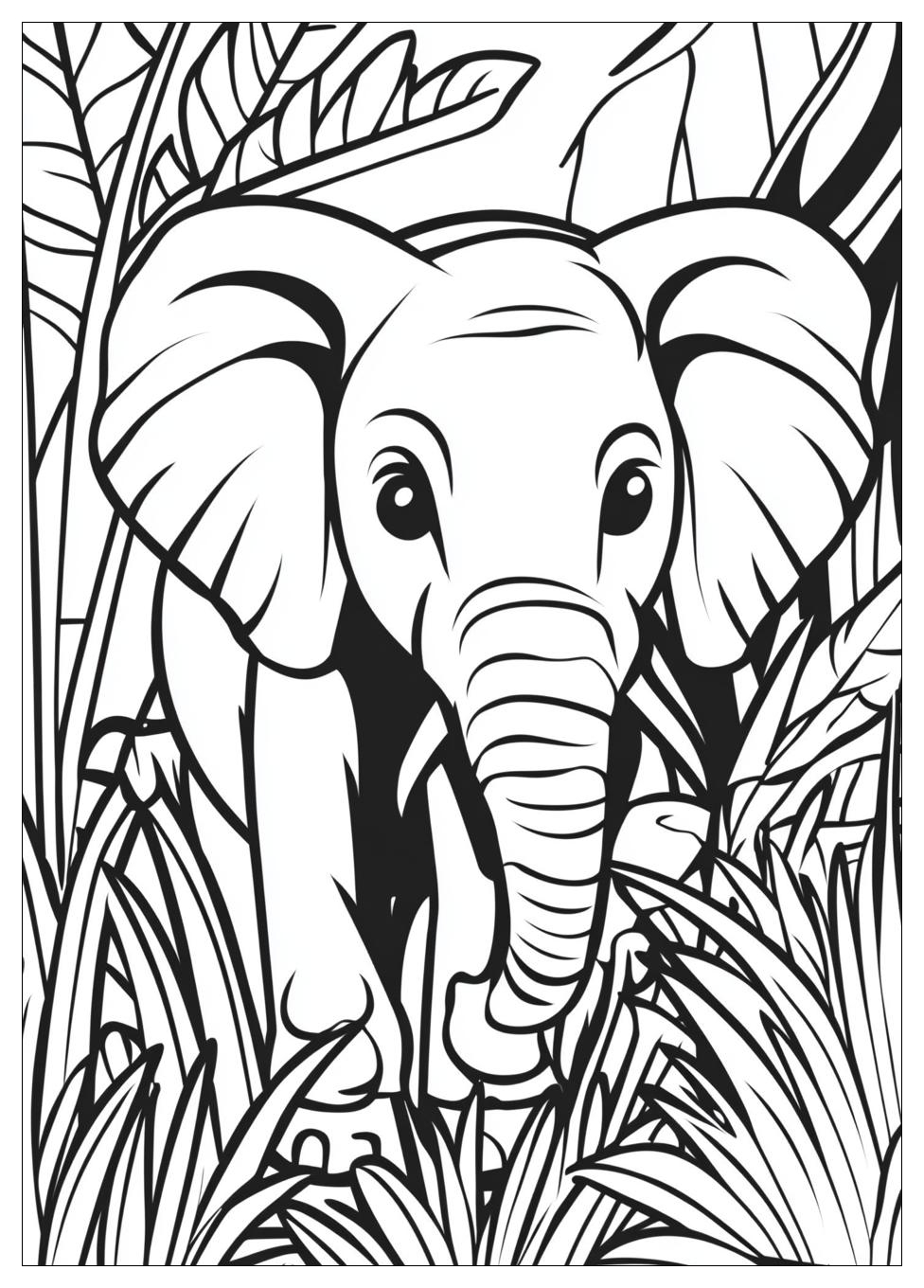 Disegni Elefante Da Colorare 18