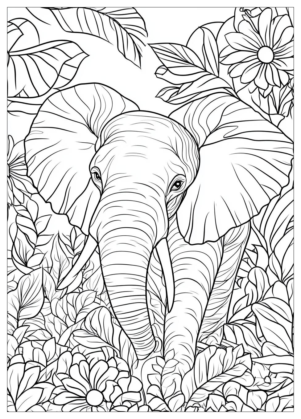 Disegni Elefante Da Colorare 21