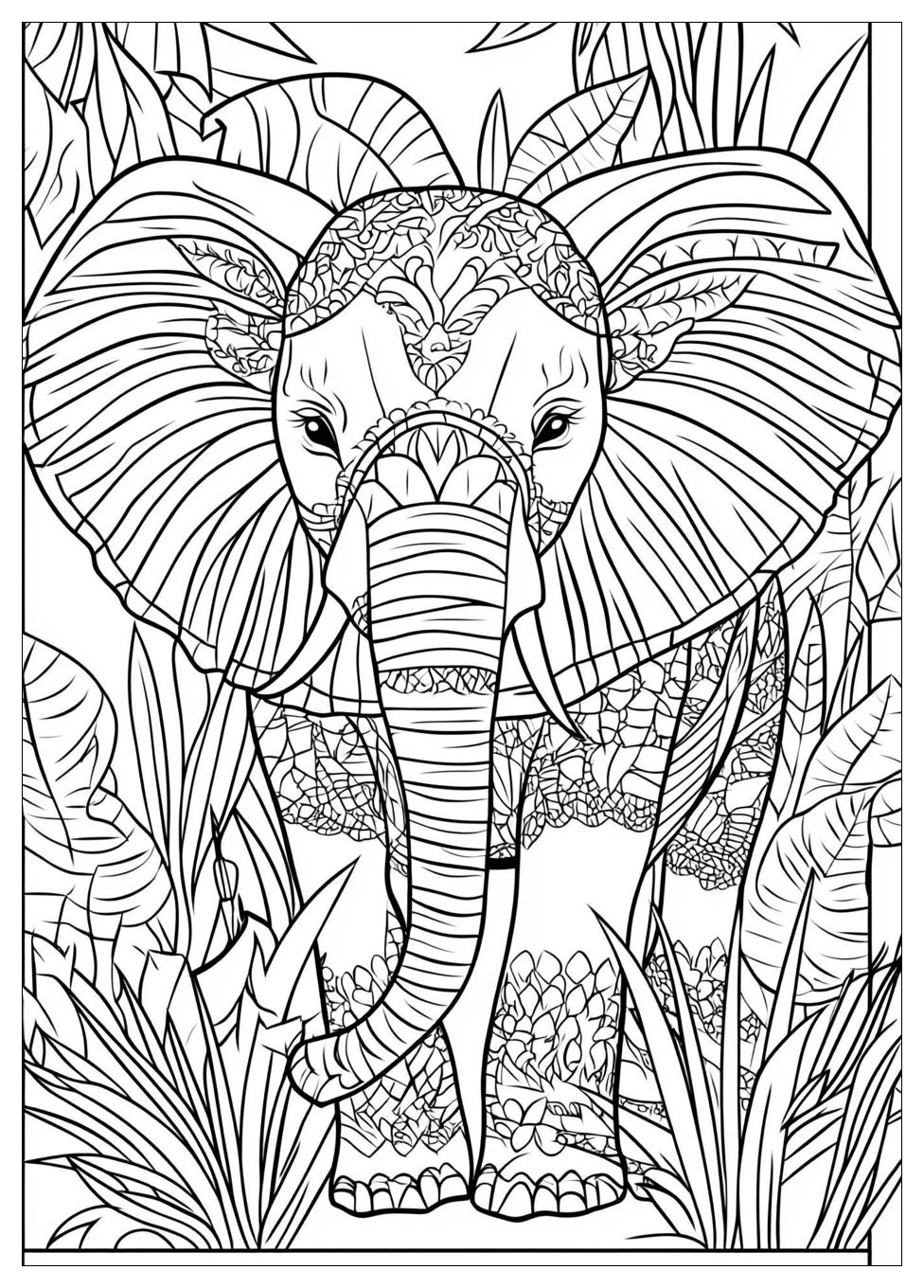 Disegni Elefante Da Colorare 22