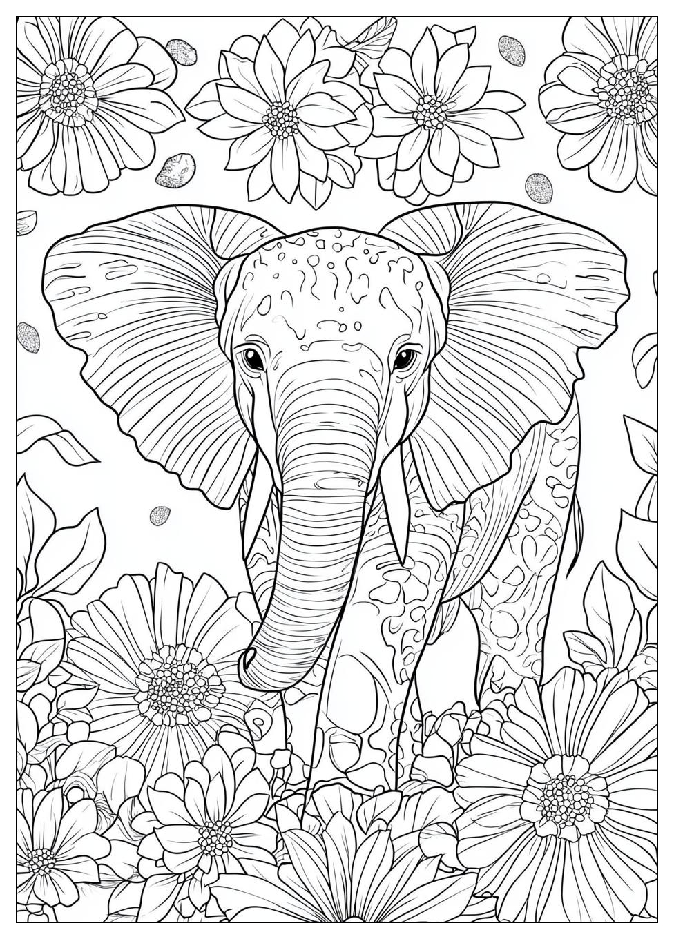 Disegni Elefante Da Colorare 23