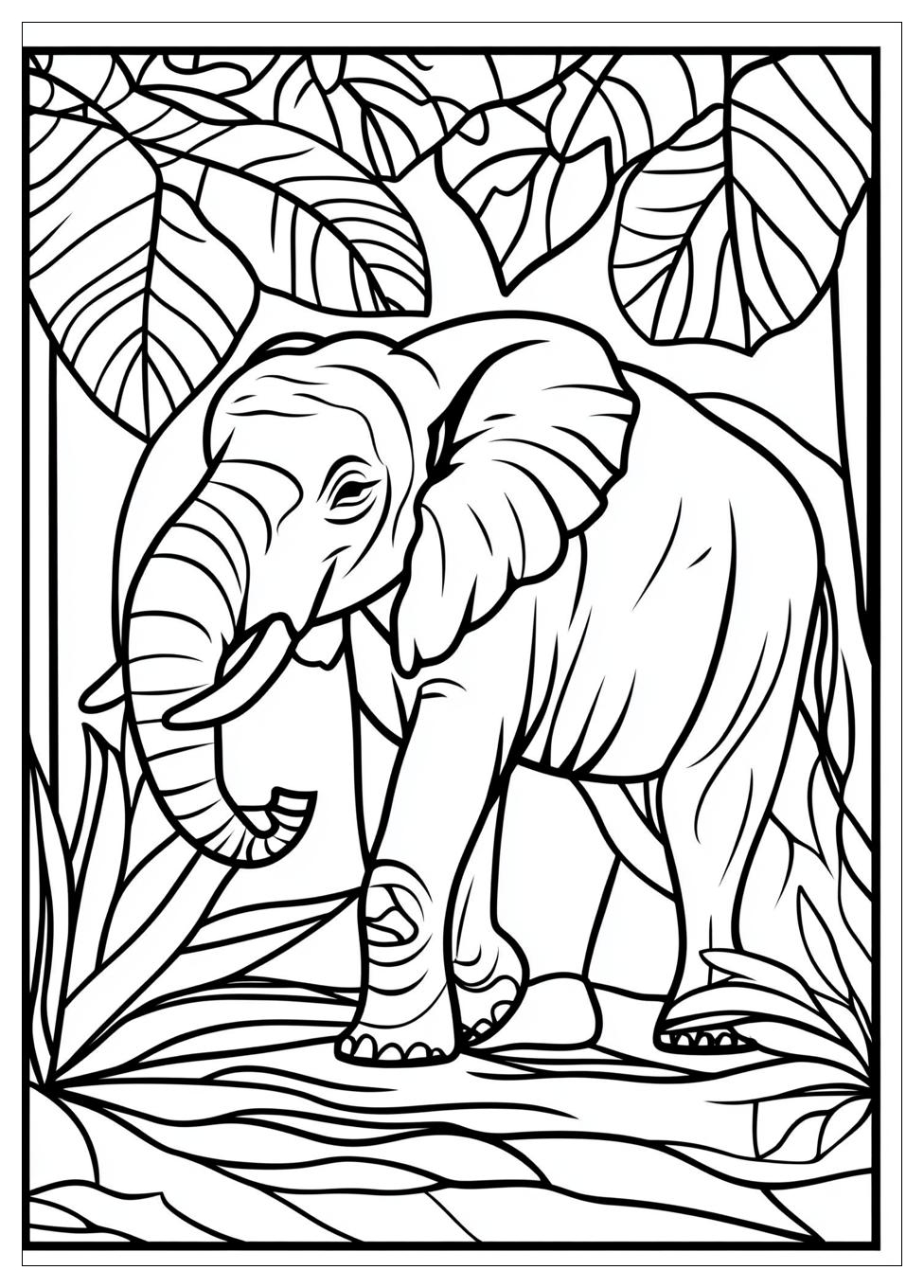 Disegni Elefante Da Colorare 3