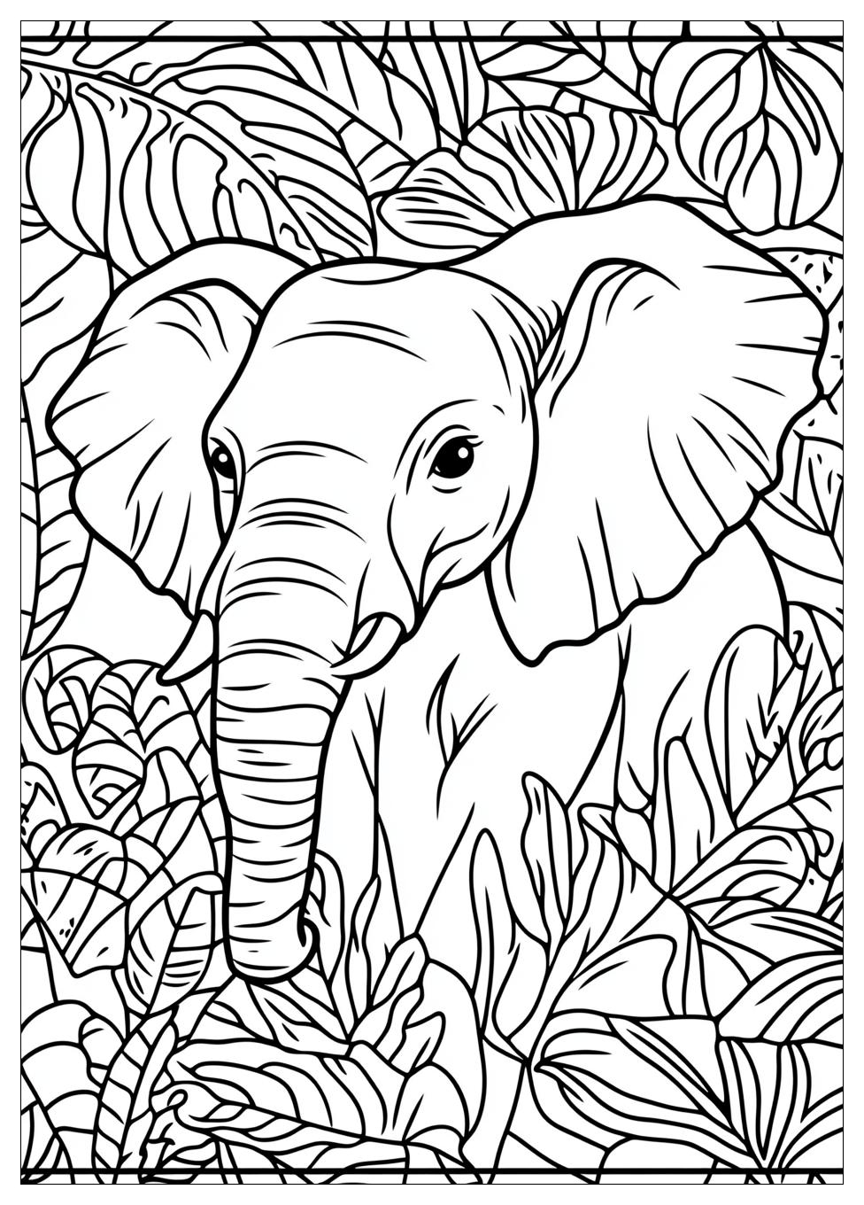 Disegni Elefante Da Colorare 4