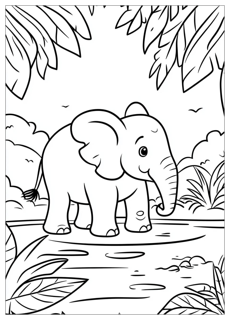 Disegni Elefante Da Colorare 5