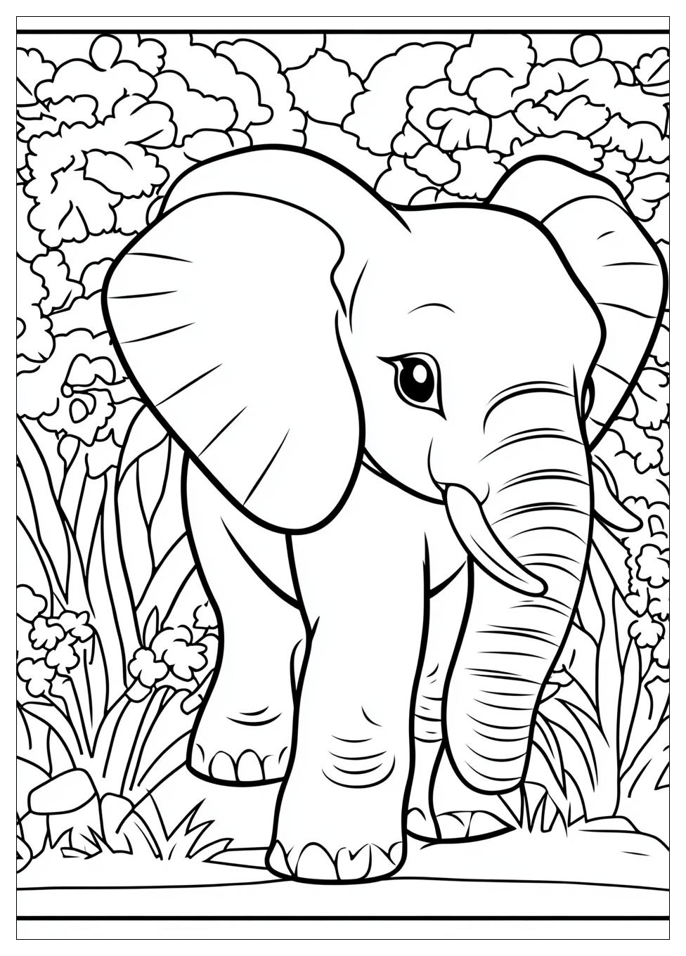 Disegni Elefante Da Colorare 9