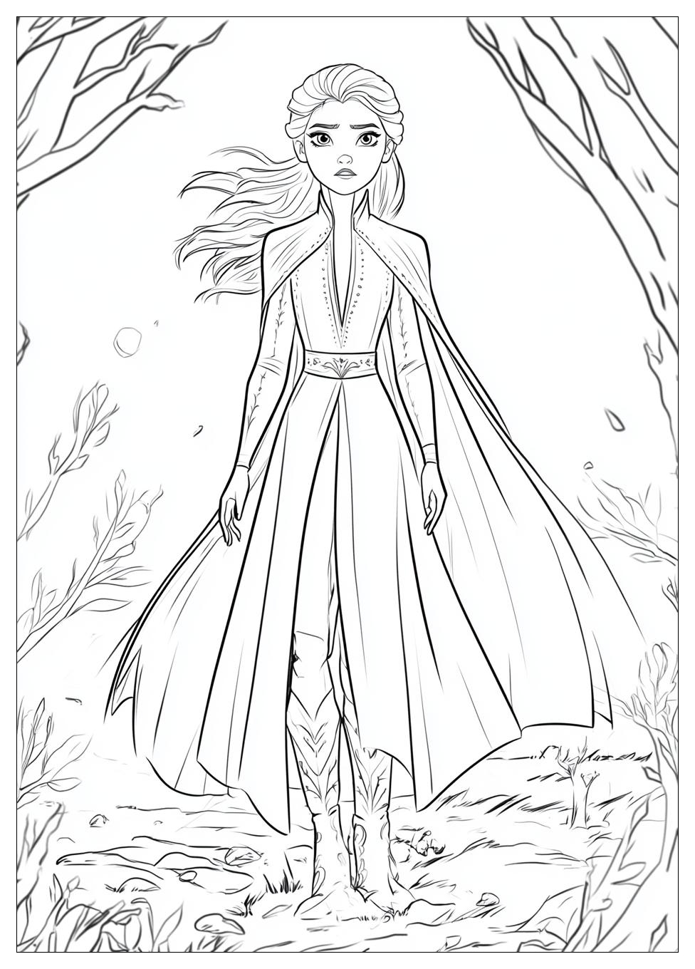 Disegni Elsa Frozen Da Colorare 10