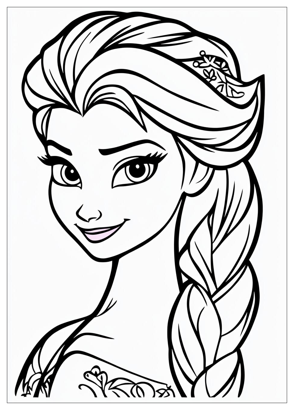 Disegni Elsa Frozen Da Colorare 13