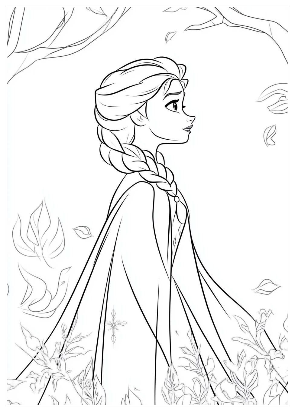 Disegni Elsa Frozen Da Colorare 14