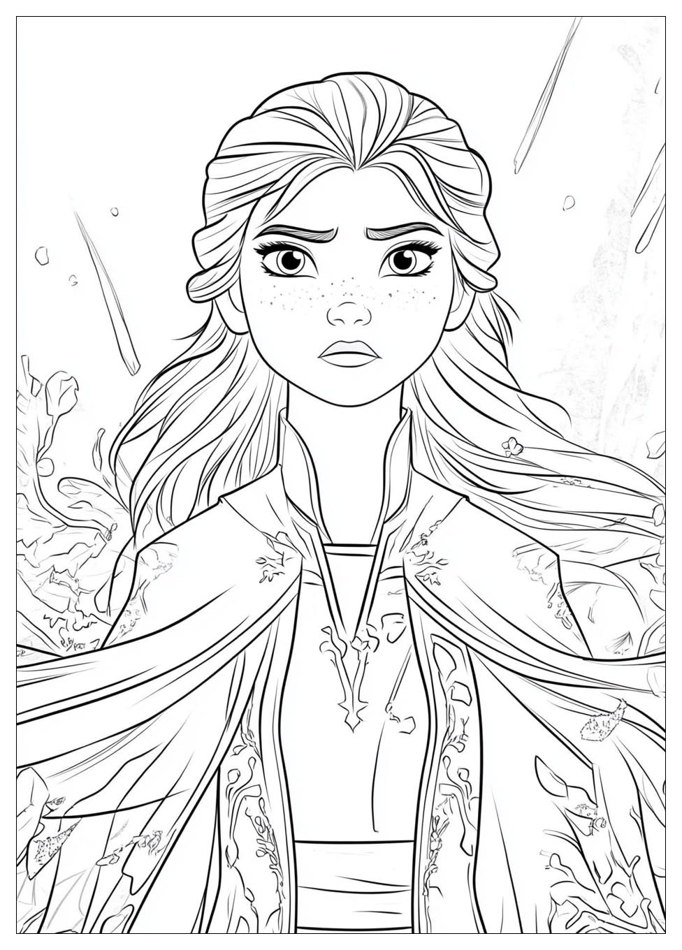 Disegni Elsa Frozen Da Colorare 9