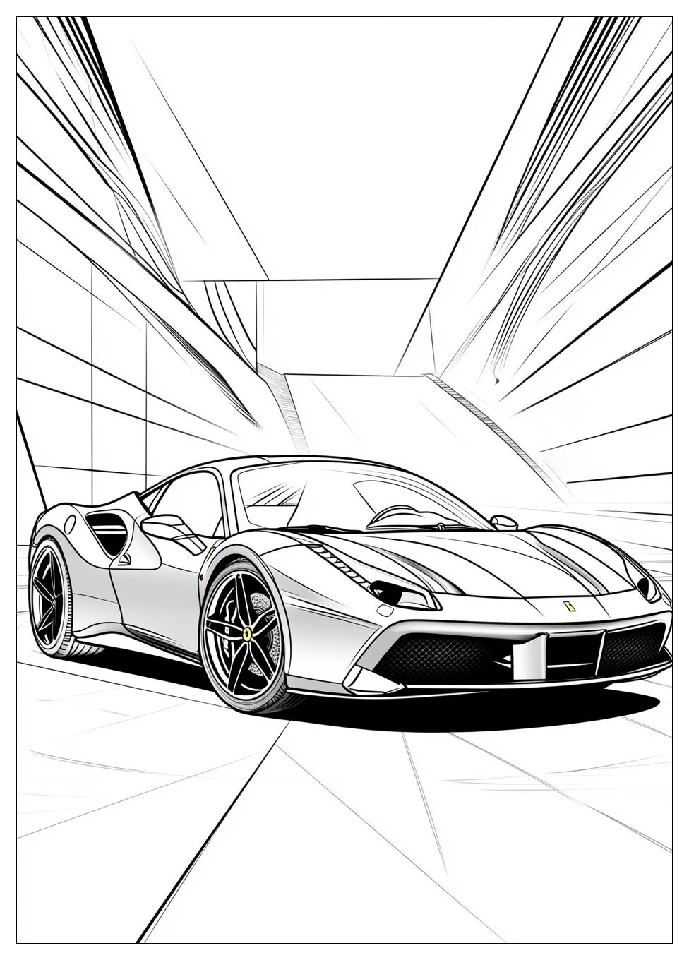 Disegni Ferrari Da Colorare 11