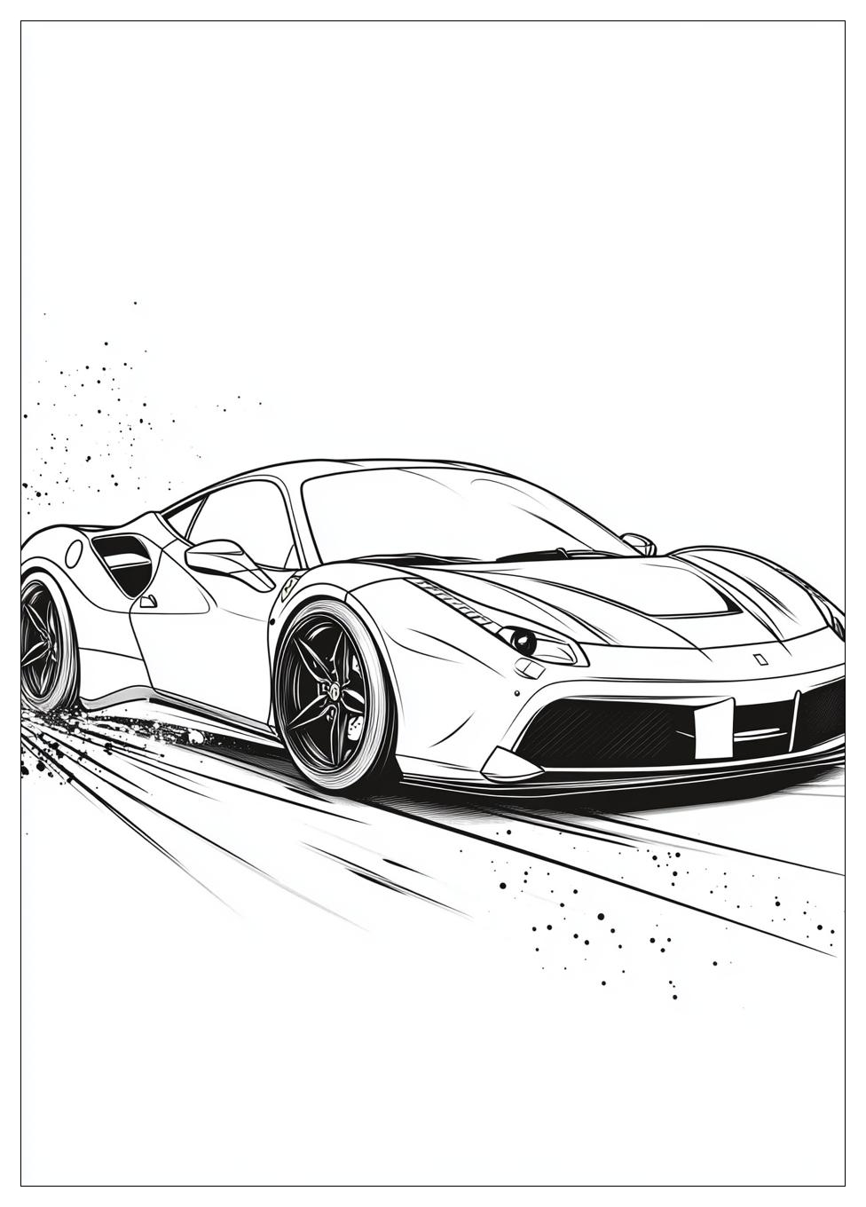 Disegni Ferrari Da Colorare 12