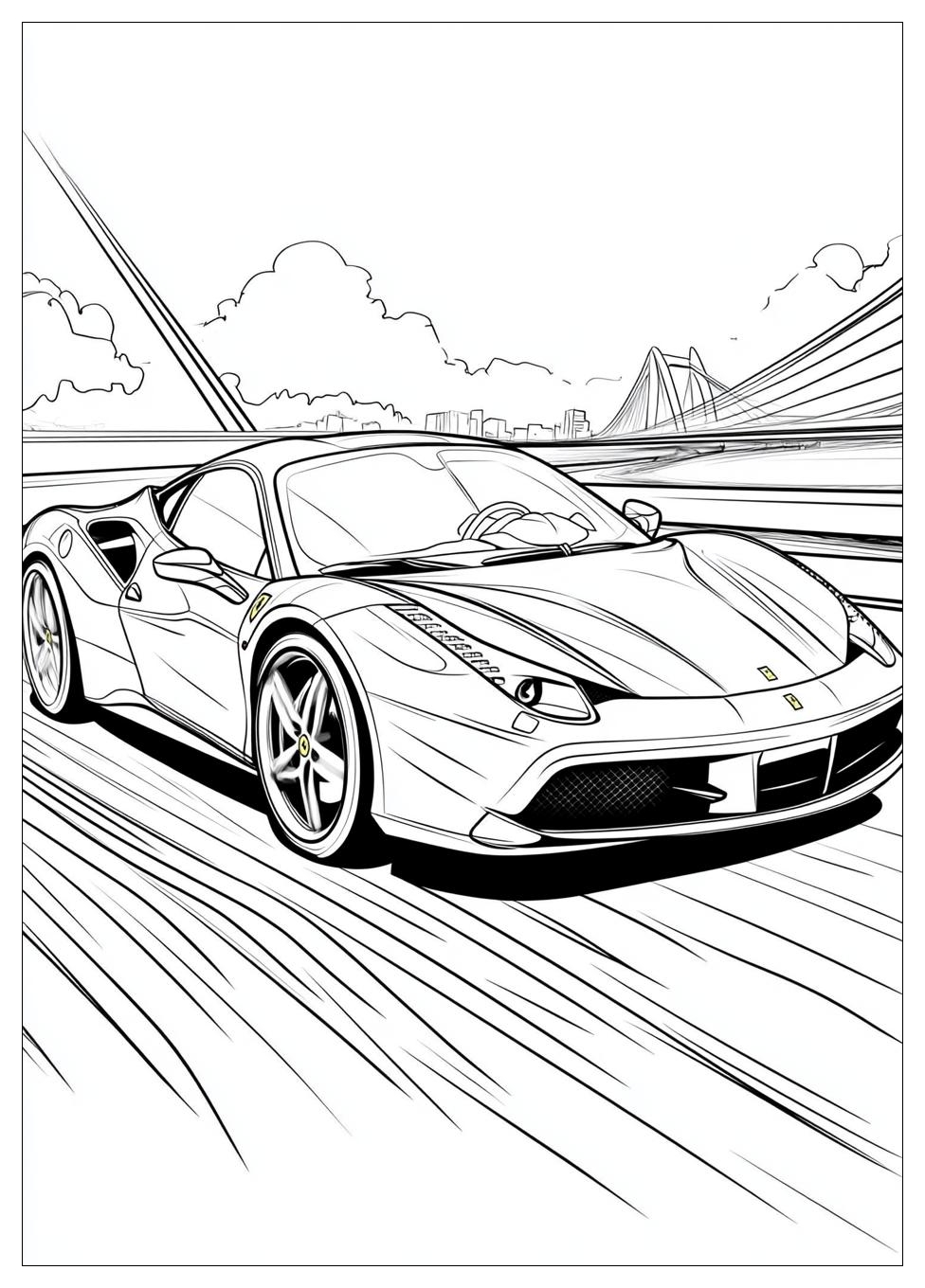 Disegni Ferrari Da Colorare 13