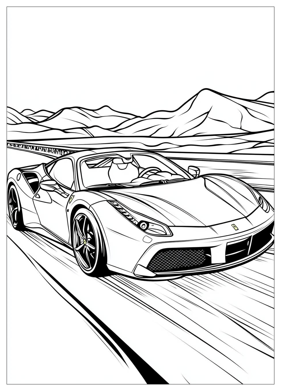 Disegni Ferrari Da Colorare 15