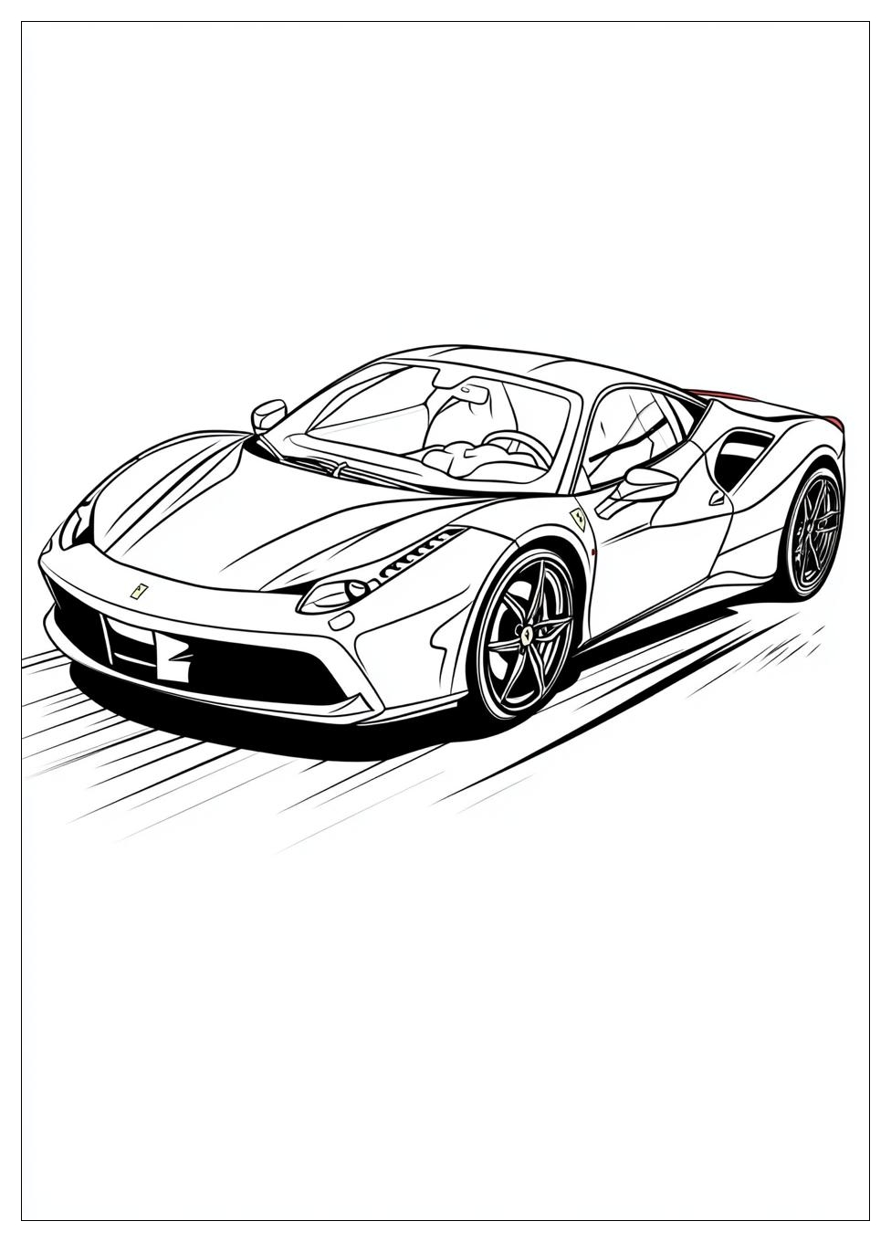 Disegni Ferrari Da Colorare 16