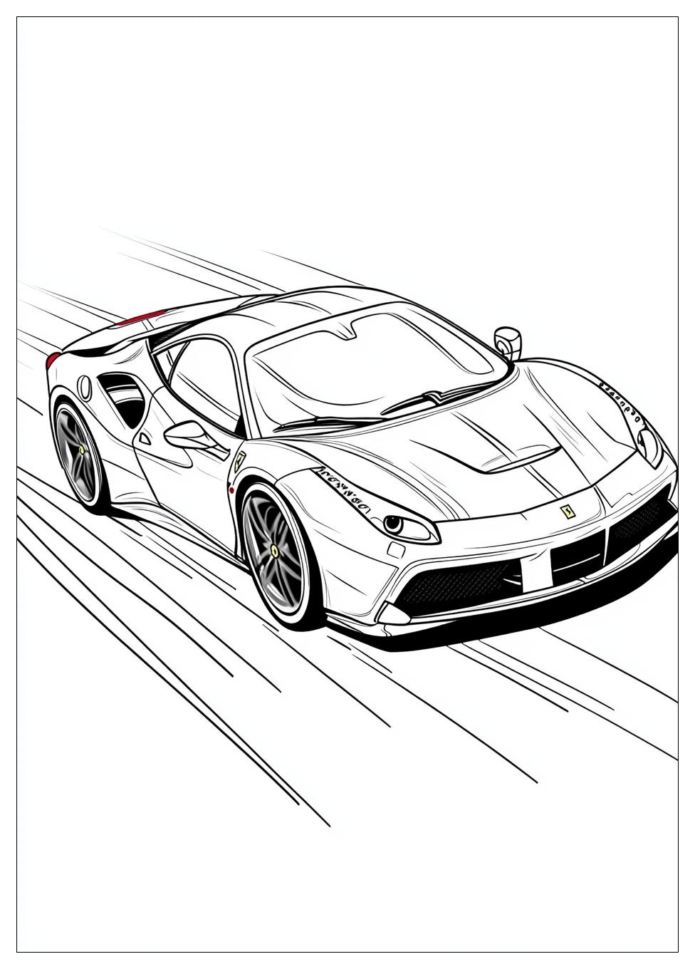 Disegni Ferrari Da Colorare 17