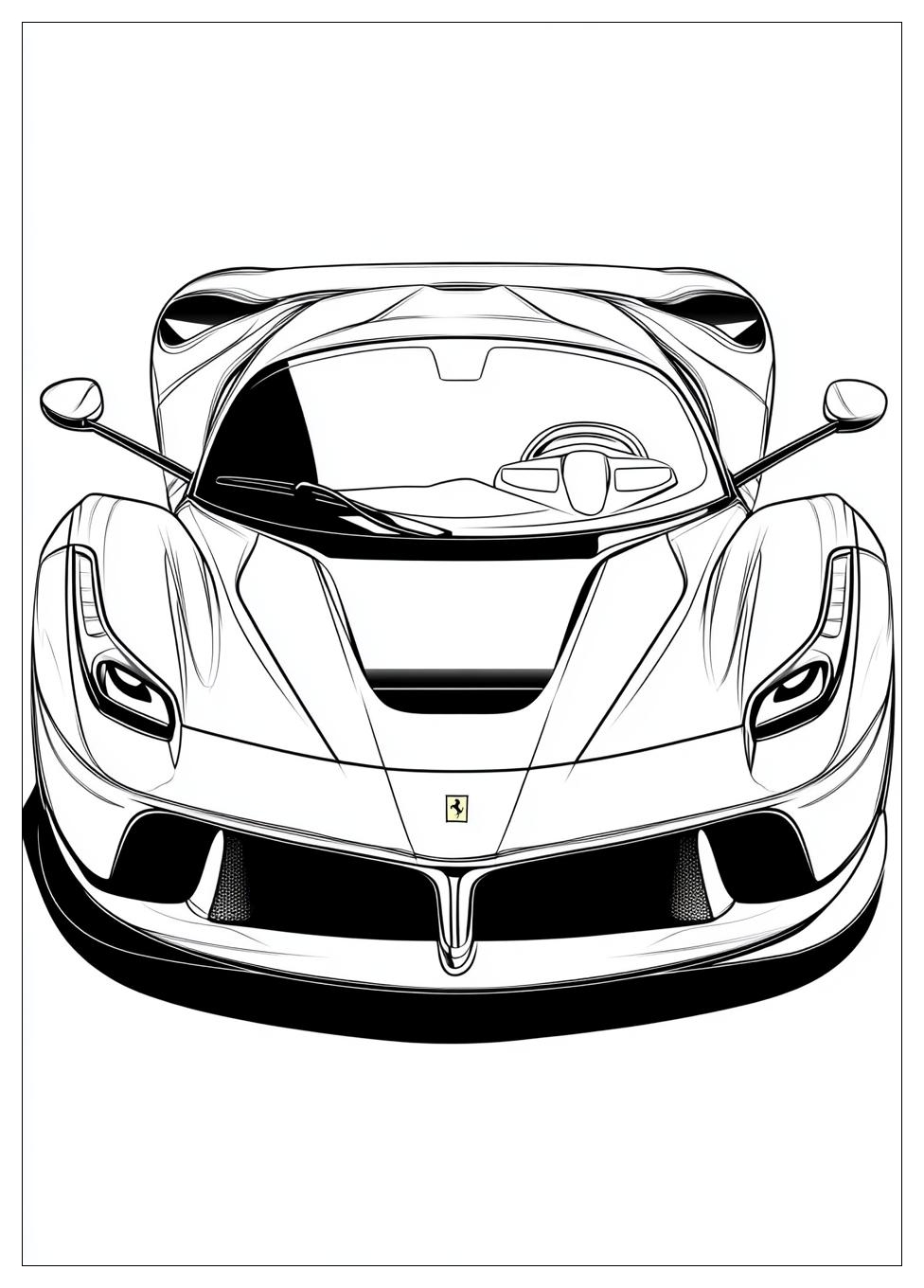 Disegni Ferrari Da Colorare 19