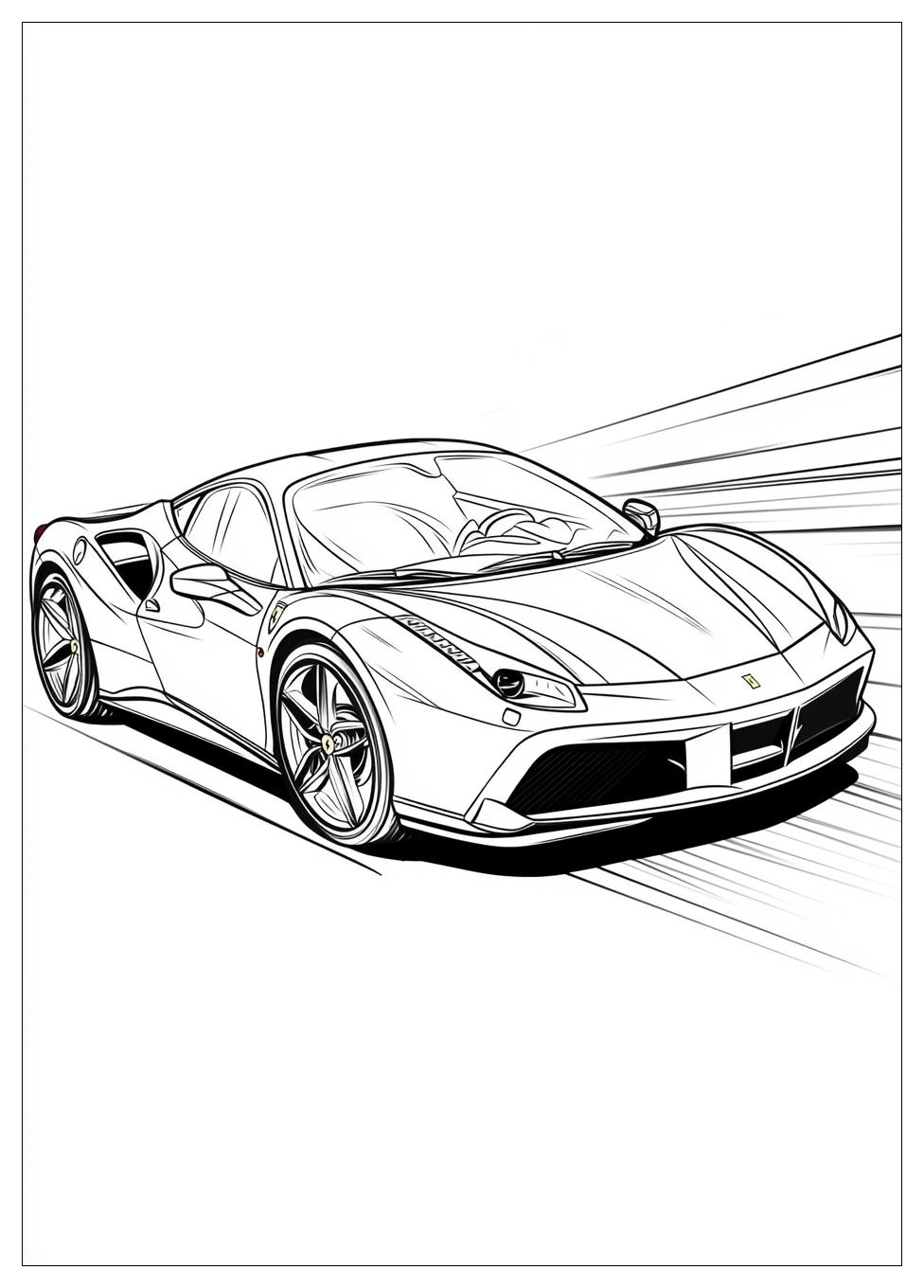 Disegni Ferrari Da Colorare 2