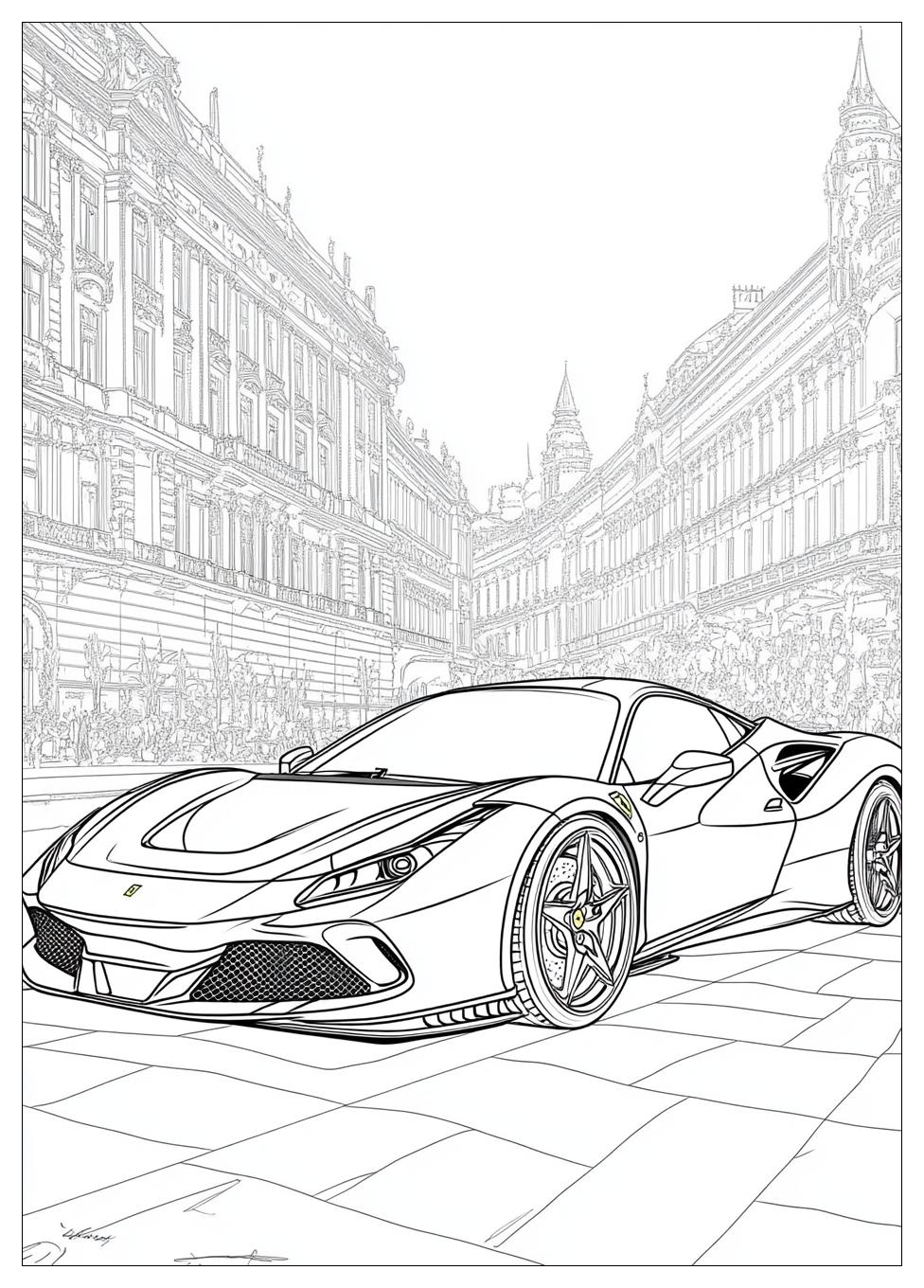 Disegni Ferrari Da Colorare 21