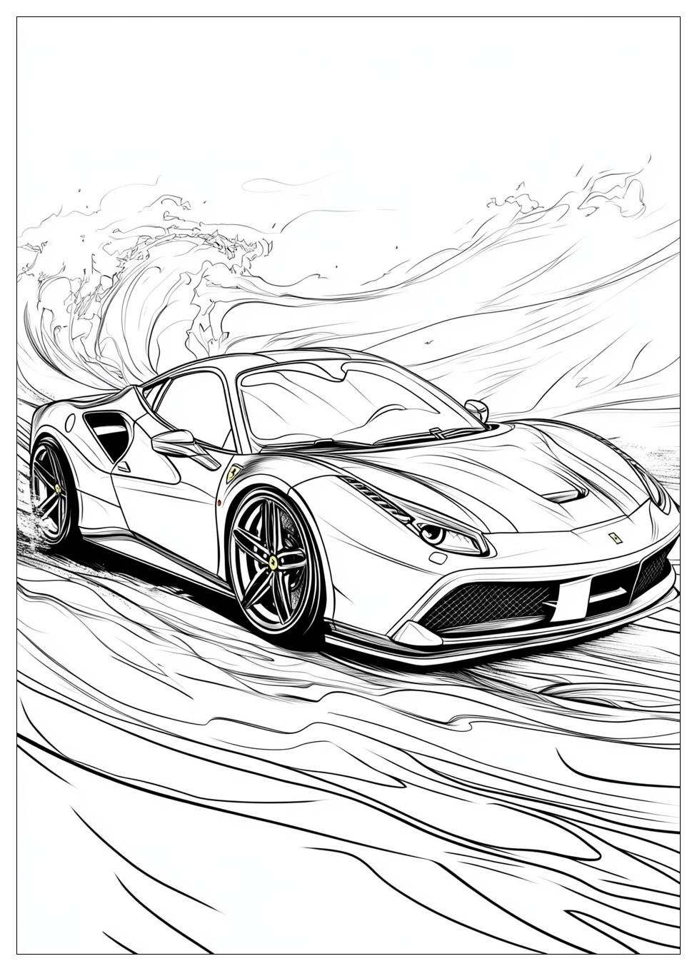 Disegni Ferrari Da Colorare 22