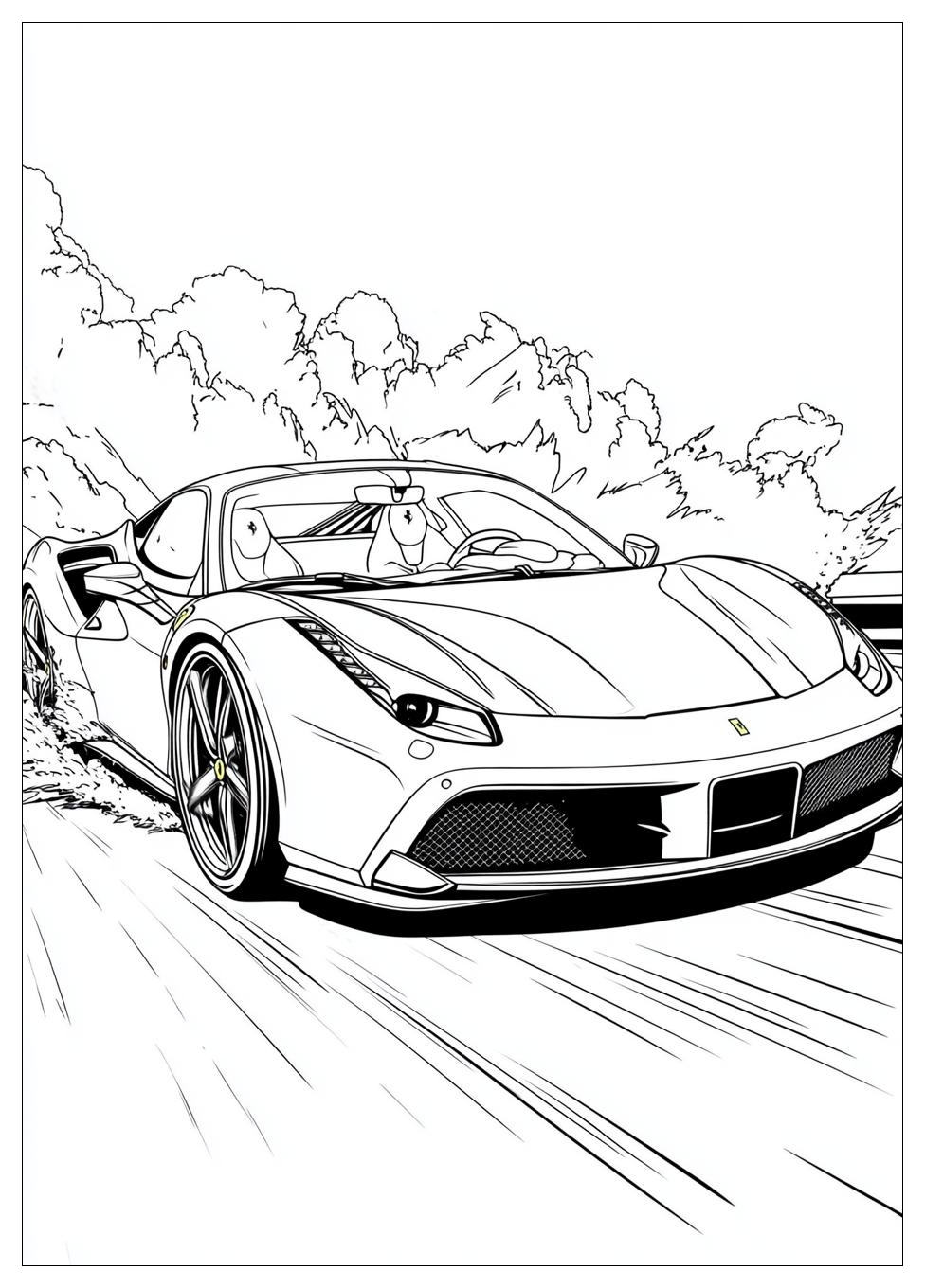 Disegni Ferrari Da Colorare 23