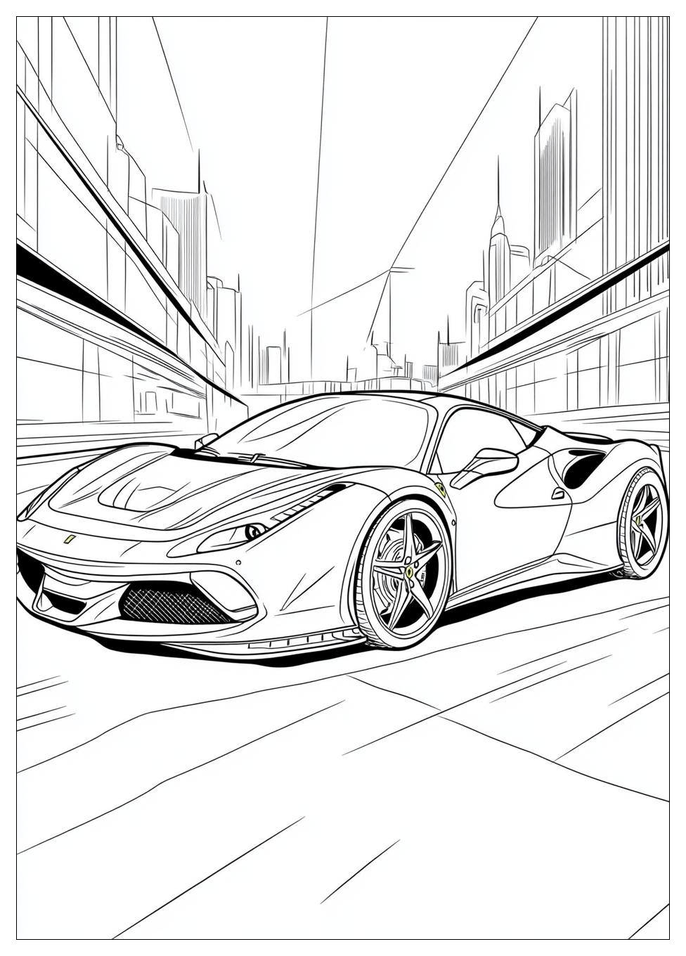 Disegni Ferrari Da Colorare 24