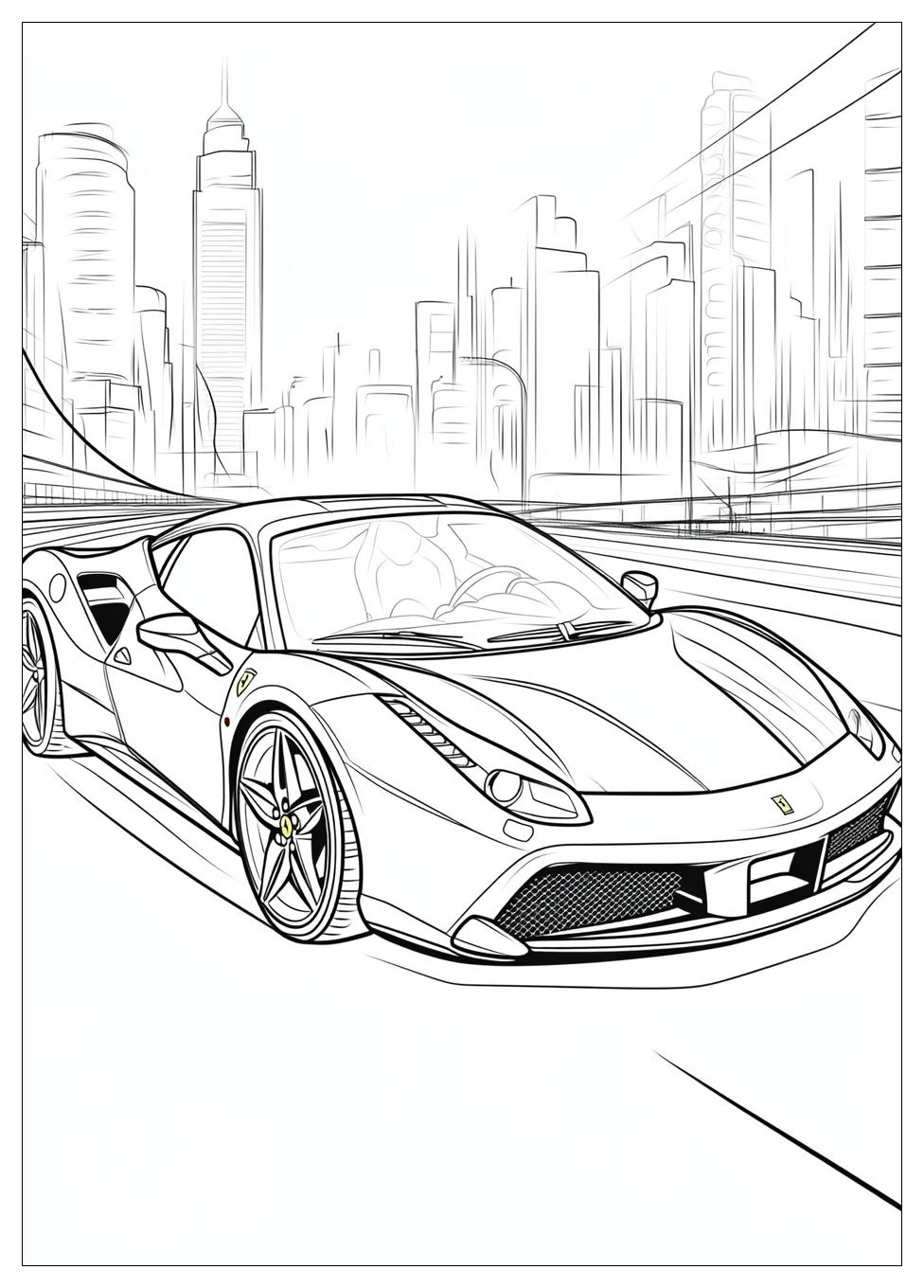 Disegni Ferrari Da Colorare 3