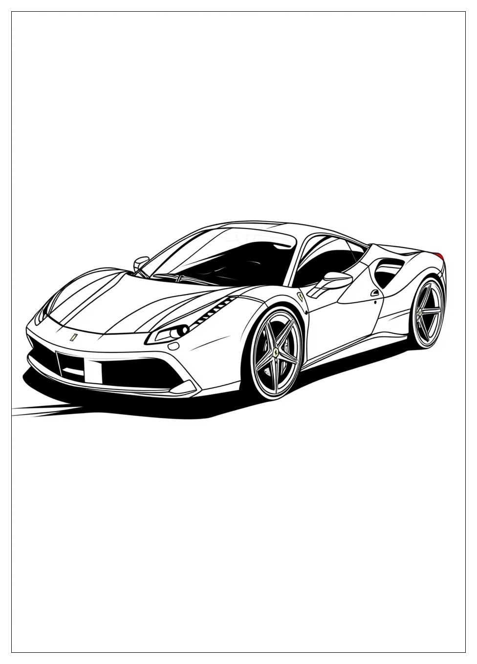 Disegni Ferrari Da Colorare 5