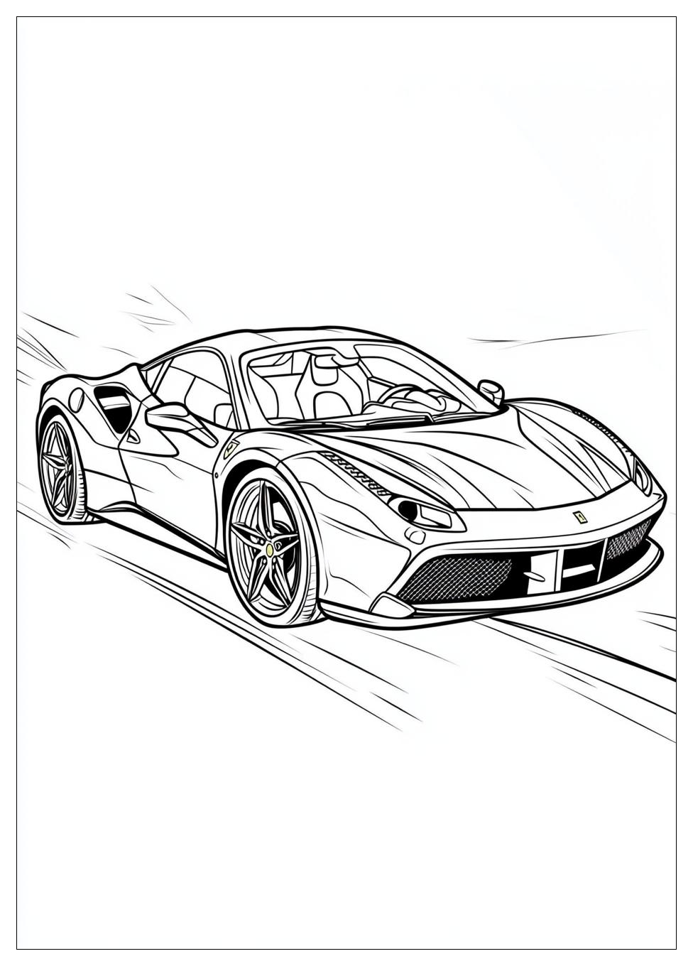 Disegni Ferrari Da Colorare 6