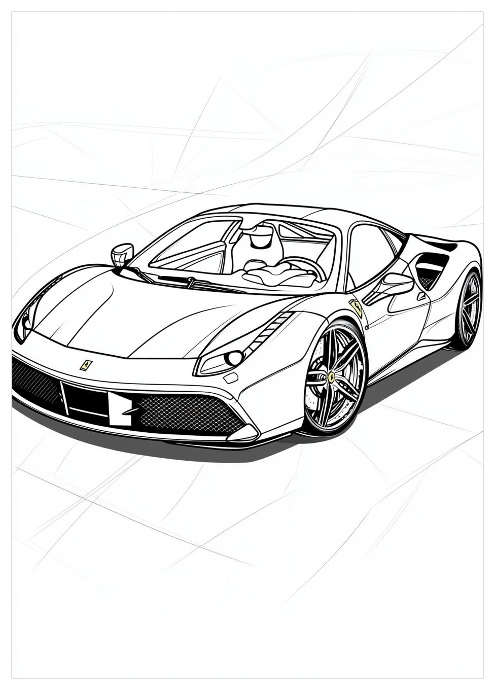 Disegni Ferrari Da Colorare 7