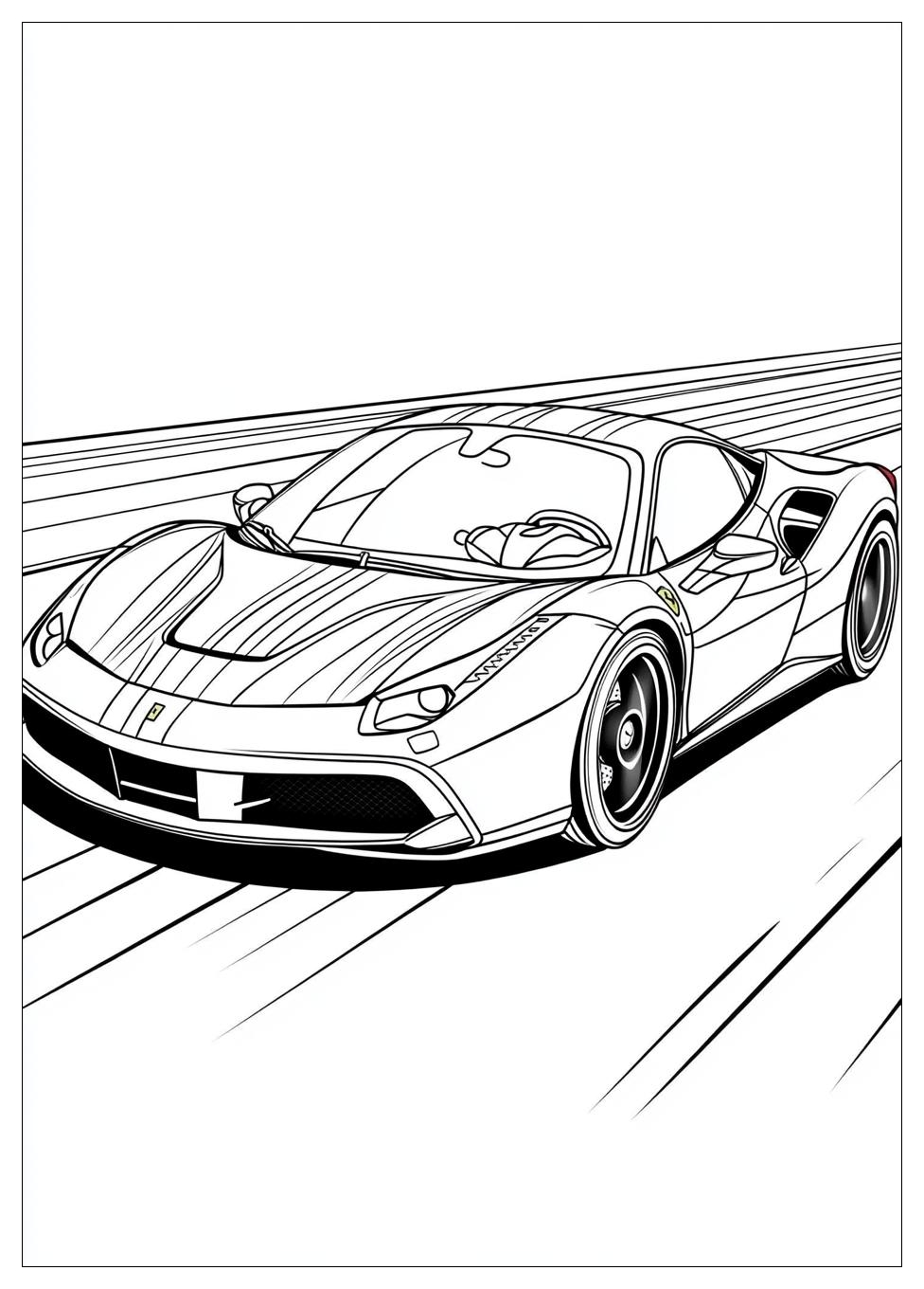 Disegni Ferrari Da Colorare 8