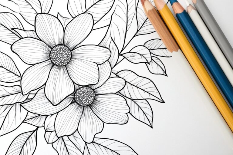 Fiori Da Colorare : Colora la tua creatività