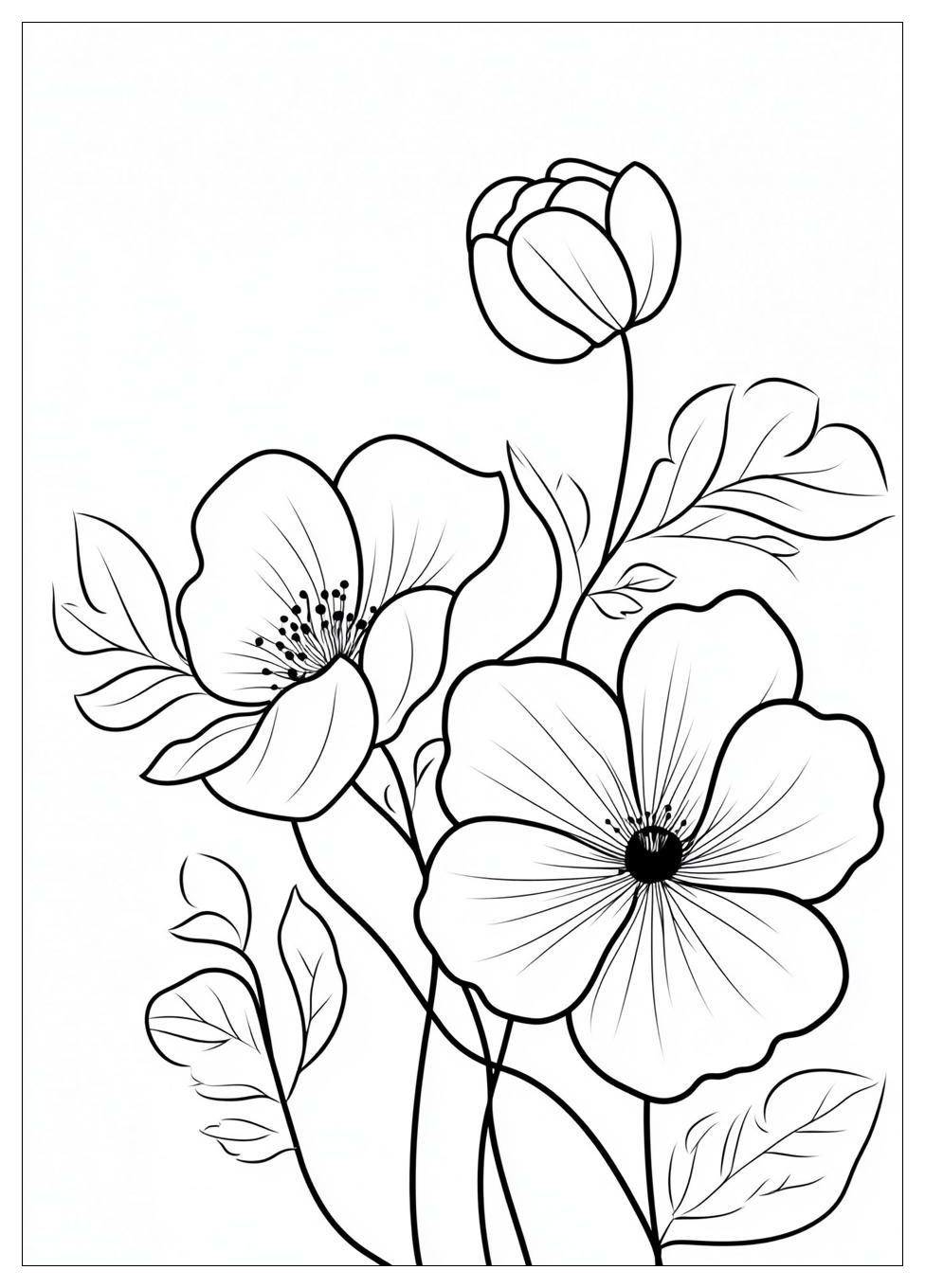 Disegni Fiori Da Colorare 3