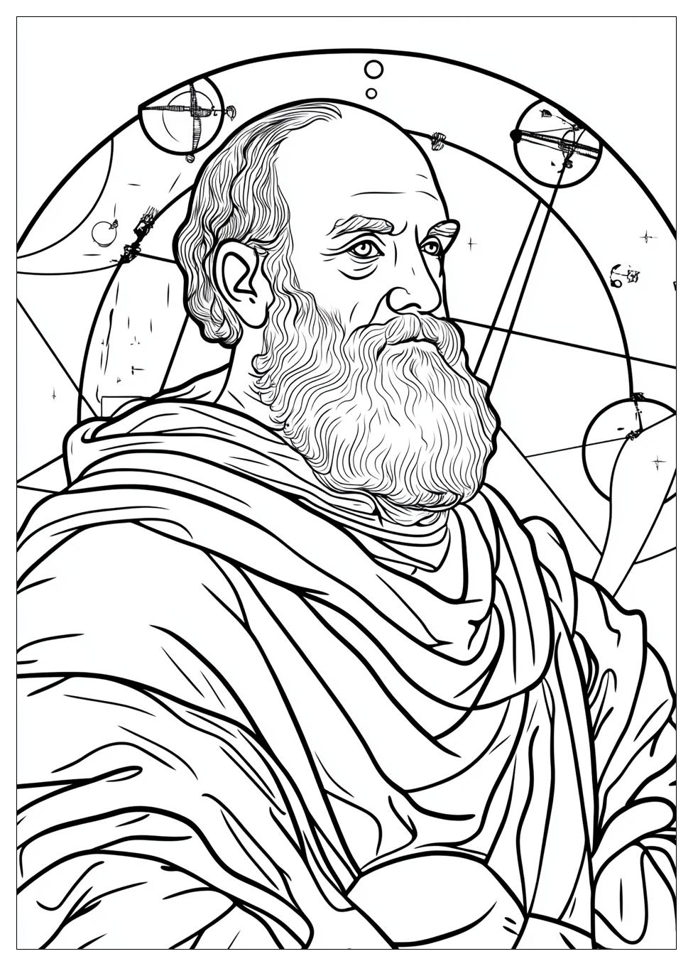 Disegni Galileo Galilei Da Colorare 3