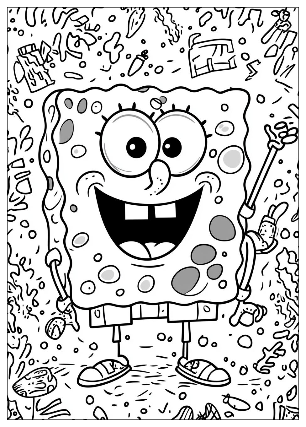 Disegni Gary Spongebob  Da Colorare 22