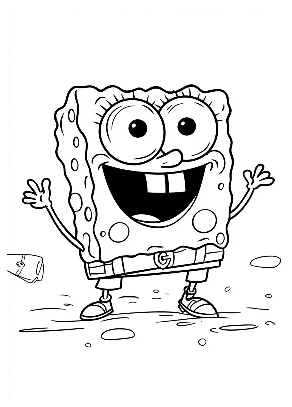 Disegni Gary Spongebob  Da Colorare 7