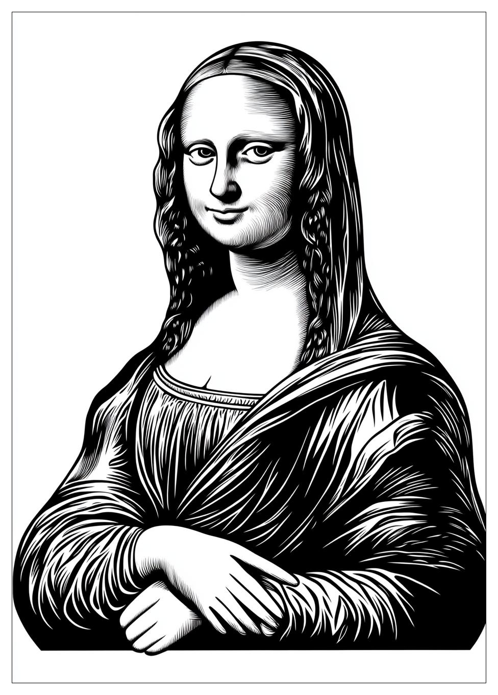 Disegni Gioconda Da Colorare 20