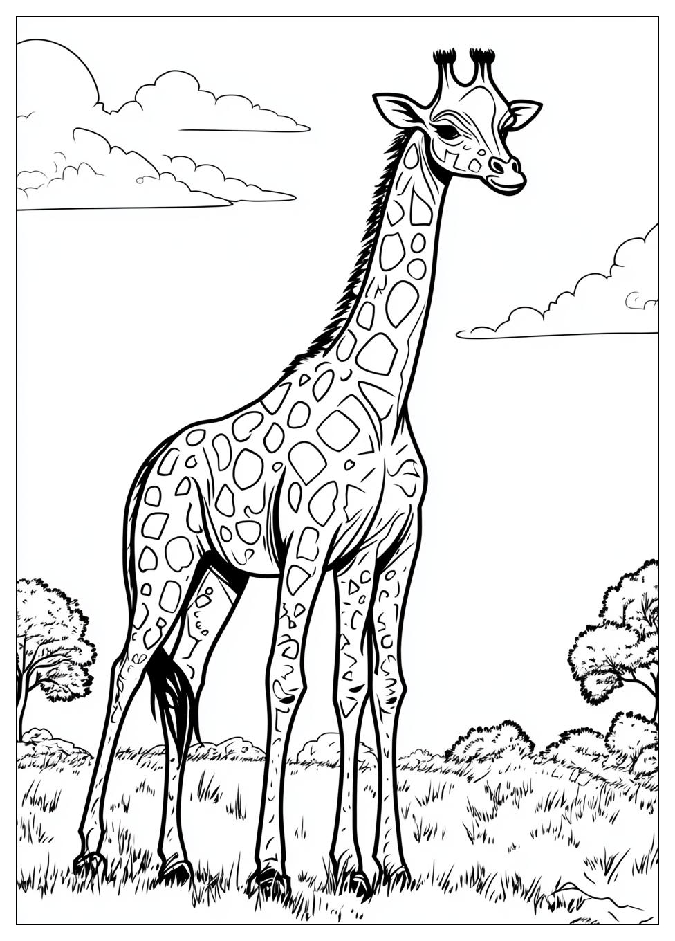 Disegni Giraffe Da Colorare 10