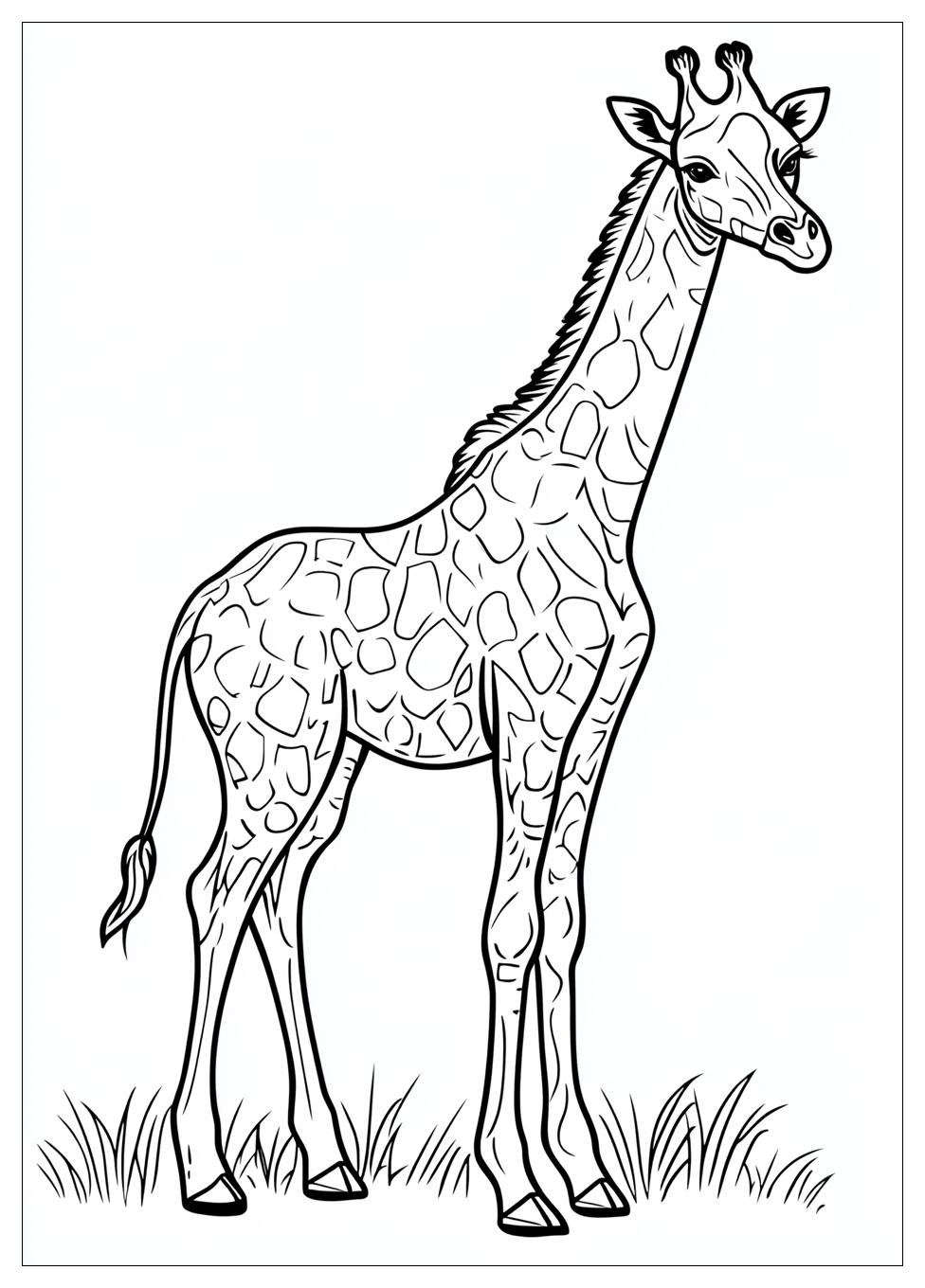 Disegni Giraffe Da Colorare 12