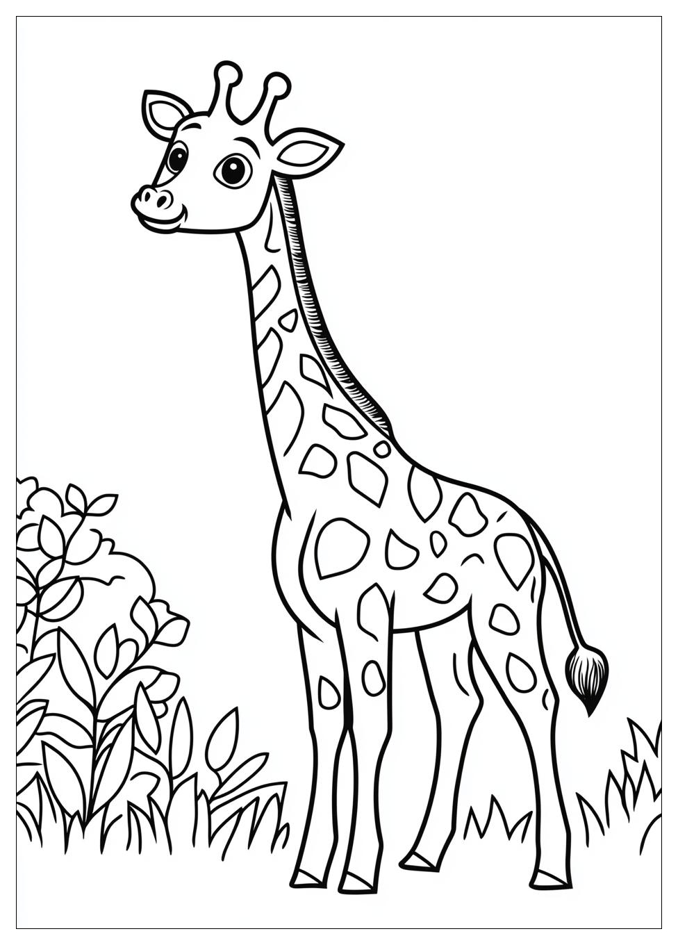 Disegni Giraffe Da Colorare 14