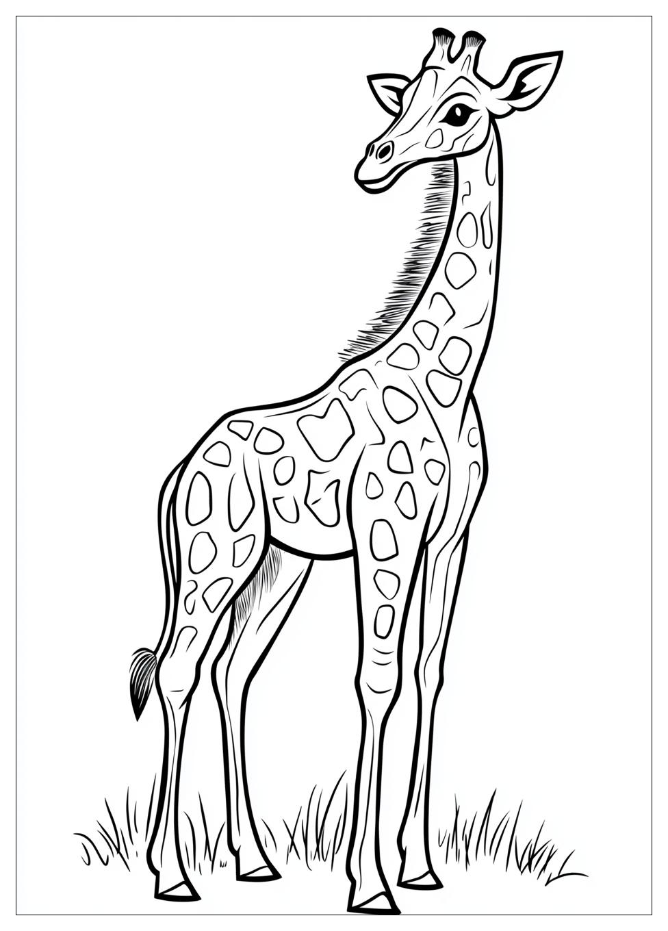 Disegni Giraffe Da Colorare 17