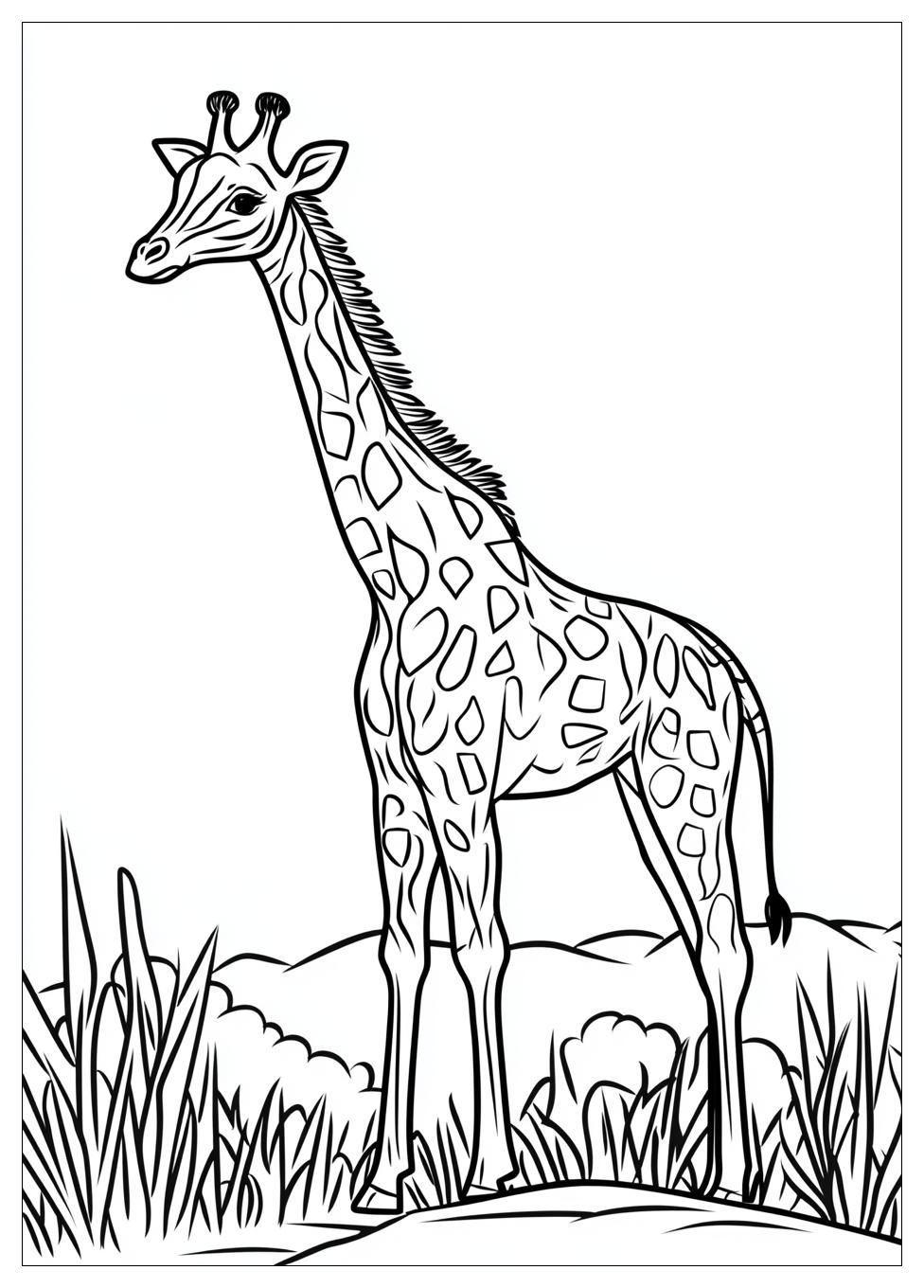 Disegni Giraffe Da Colorare 18