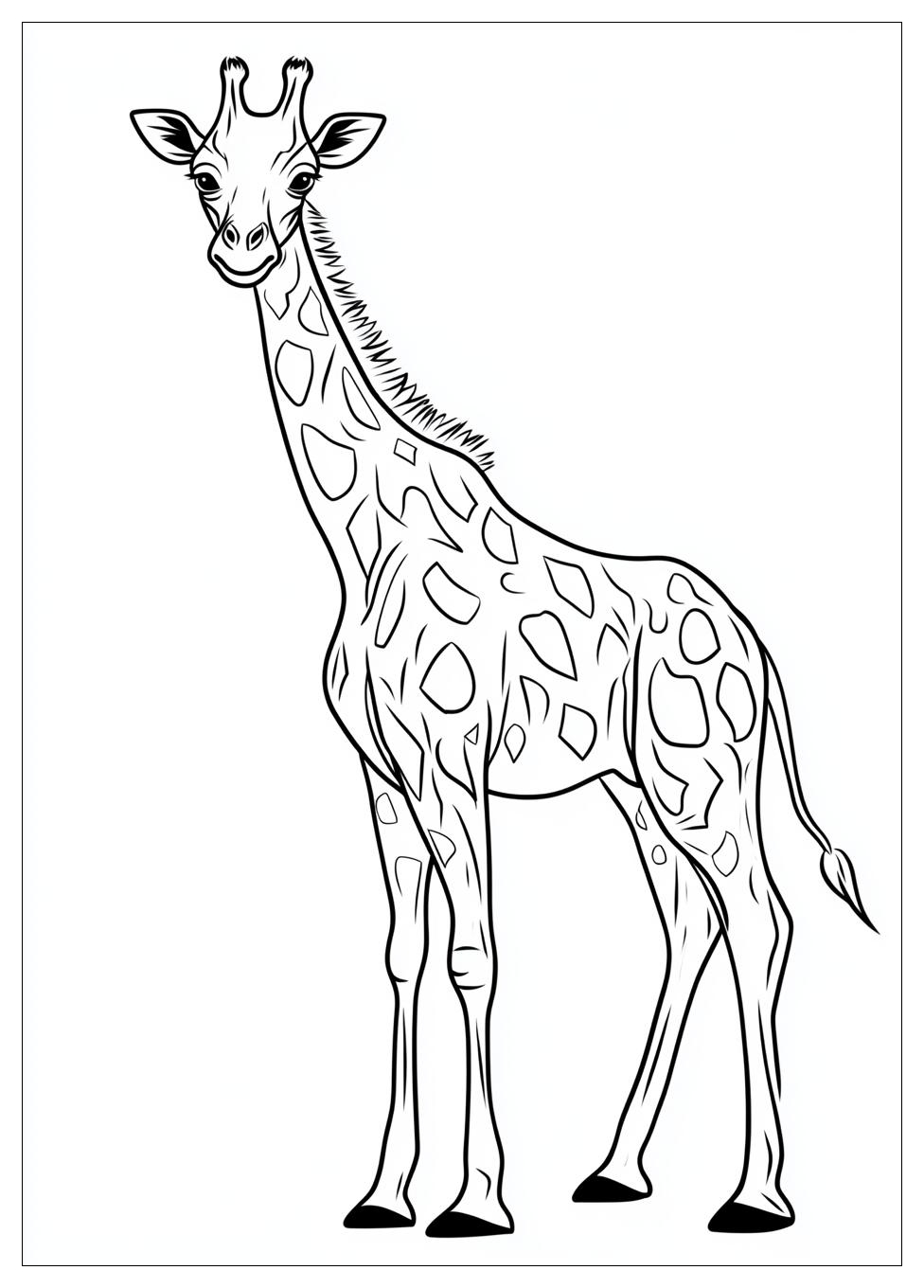 Disegni Giraffe Da Colorare 2