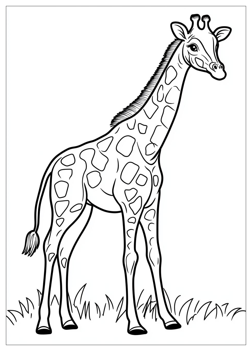 Disegni Giraffe Da Colorare 20