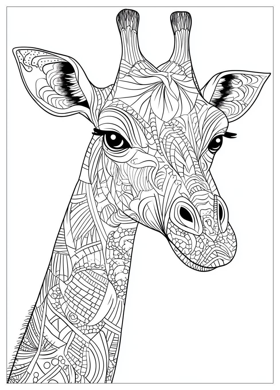 Disegni Giraffe Da Colorare 21