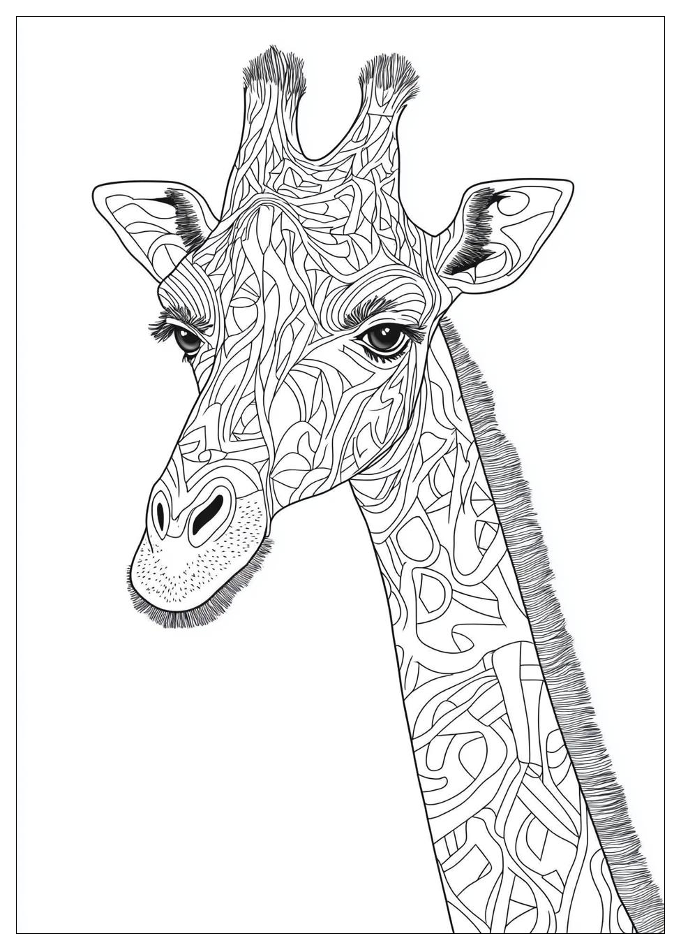 Disegni Giraffe Da Colorare 22