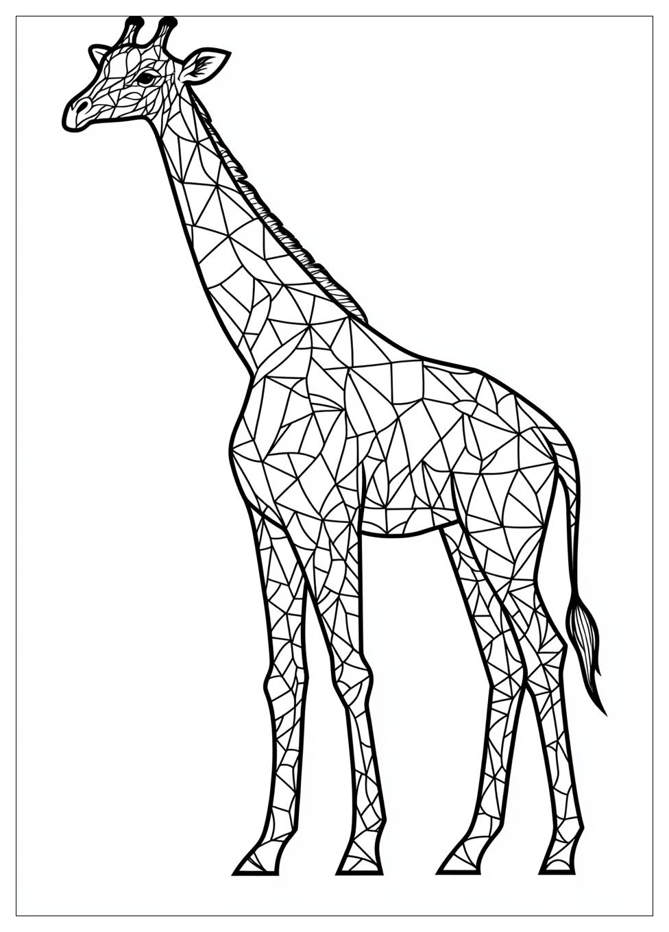 Disegni Giraffe Da Colorare 24