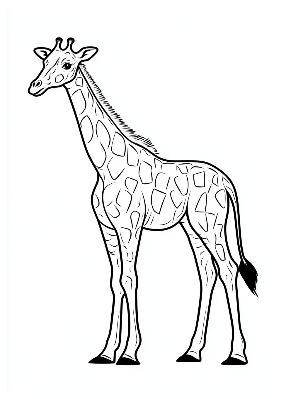 Disegni Giraffe Da Colorare 6