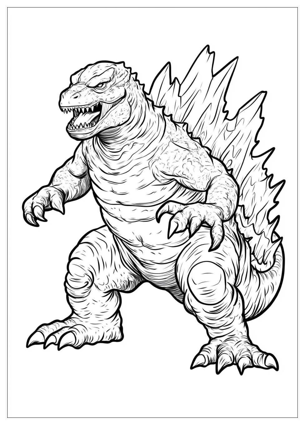 Disegni Godzilla Da Colorare 11