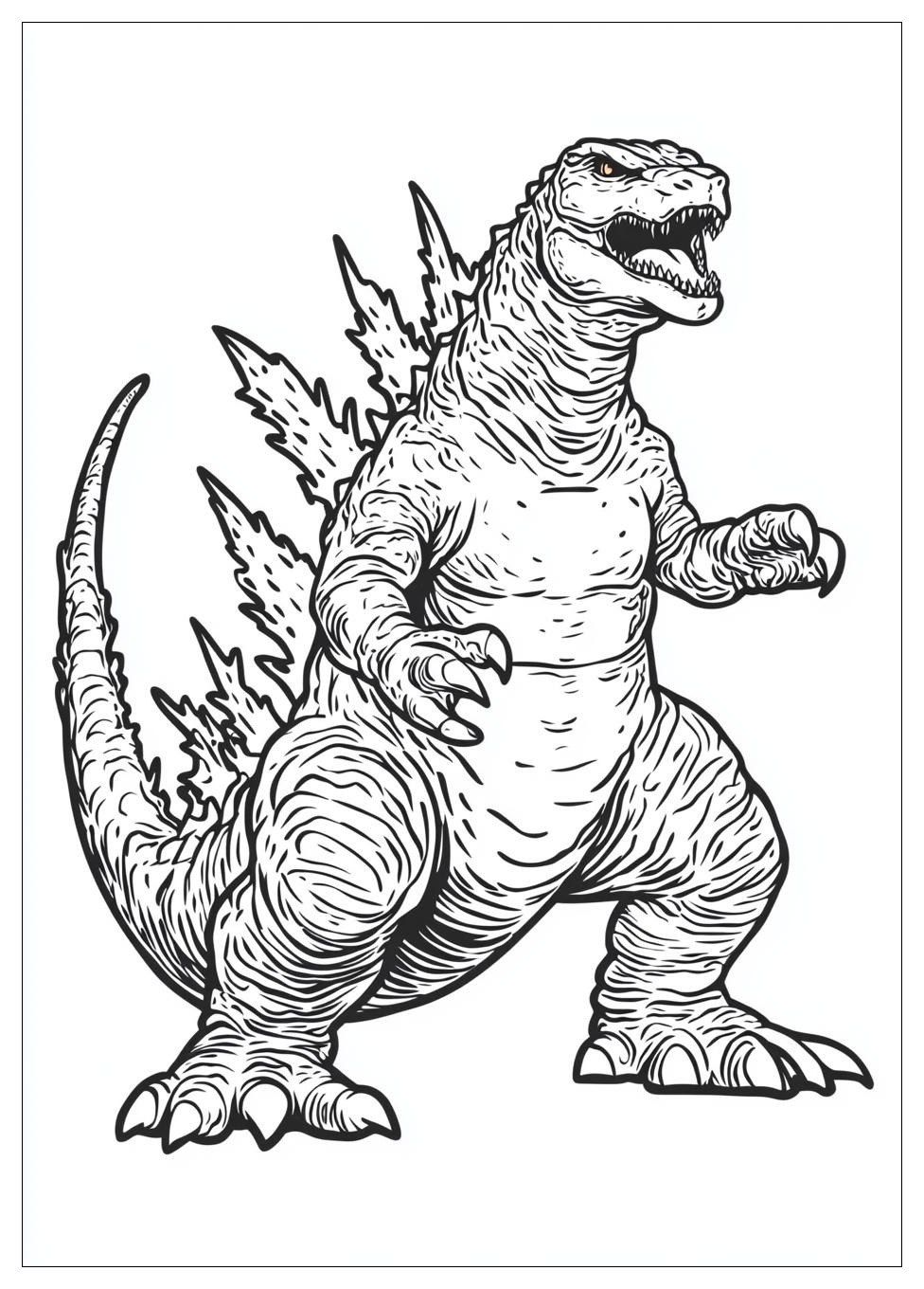 Disegni Godzilla Da Colorare 12